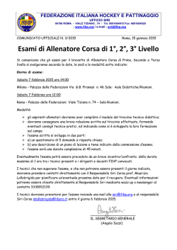 Documento - FIHP Comitato Regionale Lombardia Federazione