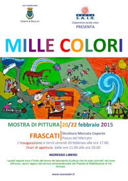 MOSTRA DI PITTURA 20/22 febbraio 2015