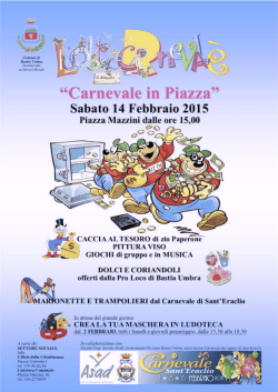 CARNEVALE Ludoteca comunale