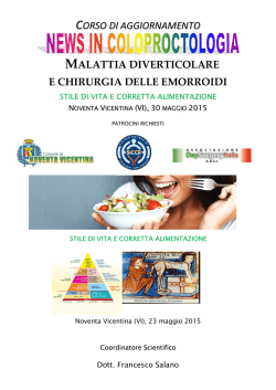 NEWS in COLOPROCTOLOGIA – PRIMO