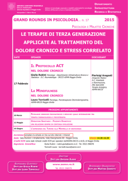 Grand Rounds in Psicologia