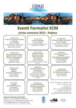 Eventi Formativi ECM - Ordine dei Farmacisti