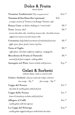 Dolce & Frutta Gelati & Sorbetti