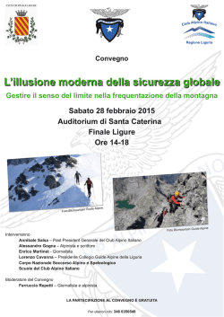 Convegno Finale L.re - CAI