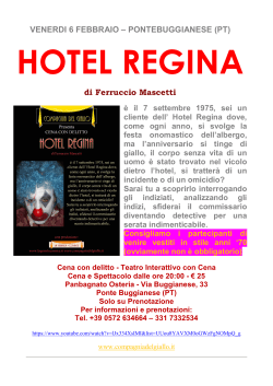 Hotel Regina - Compagnia Del Giallo