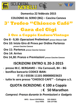 info pdf - Moto Club Bergamo