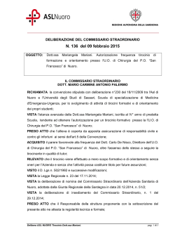 Deliberazione n. 136 del 9 febbraio 2015 [file]