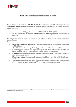 I dati di lettura