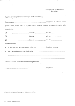 permesso retribuito diritto allo studio