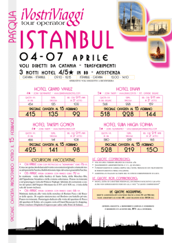 istanbul pasqua &euro; 415,00