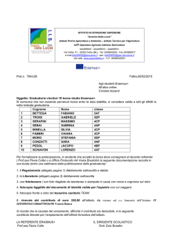 Graduatoria - IIS Agrario "Antonio Della Lucia"