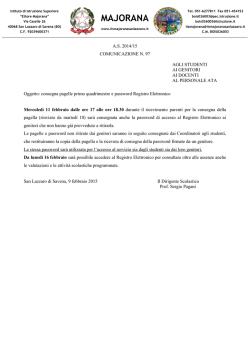 vedi comunicazione - iismajoranasanlazzaro