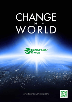 Scarica la brochure Beam Power Energy