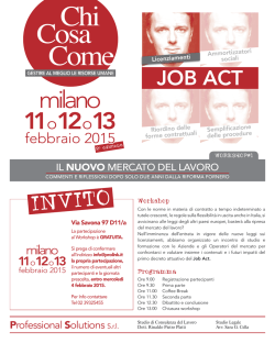 JOB ACT - Professional Solutions