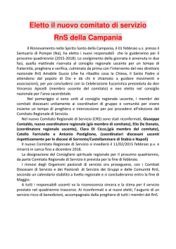 Info - RnS Campania