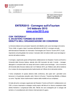 ENTER2015 - Convegno sull`eTourism 3-6