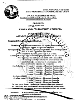 Progetto - Istituto Comprensivo Agropoli San Marco