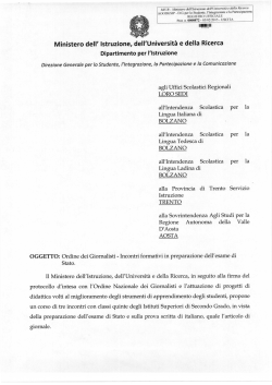 Dipartimento per l`Istruzione