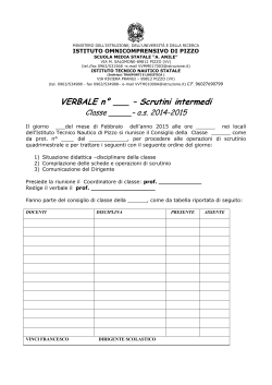 scrutini_febbraio2015 - Istituto Omnicomprensivo di Pizzo