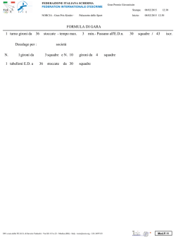 Grand Prix Kinder + Sport Sq Fioretto Maschile Maschietti