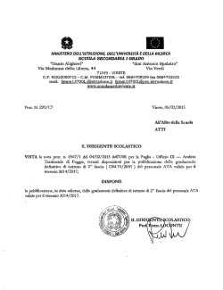 Decreto Pubblicazione