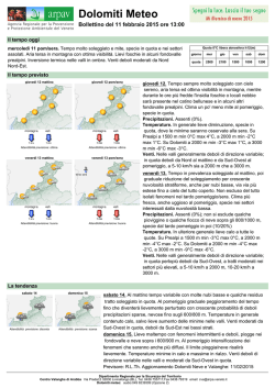 Dolomiti Meteo