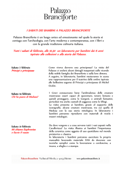 i sabati bambini 2015
