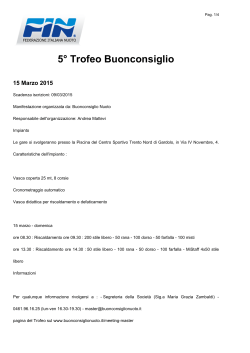 5° Trofeo Buonconsiglio