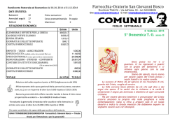 domenica 8 febbraio 2015