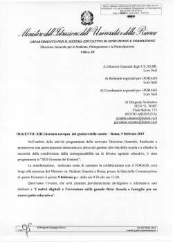 III Giornata europea dei genitori della scuola - Roma
