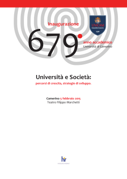 Libretto degli interventi