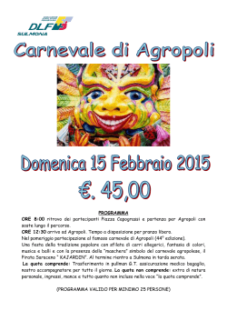 CARNEVALE DI AGROPOLI