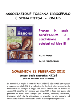 VolantinoSESSIONS - Associazione Toscana Idrocefalo e Spina Bifida