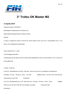 3° Trofeo OK Master M2