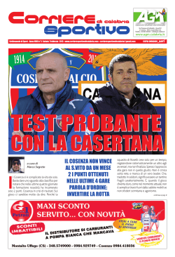 ayout 1 - Corriere Sportivo di Calabria