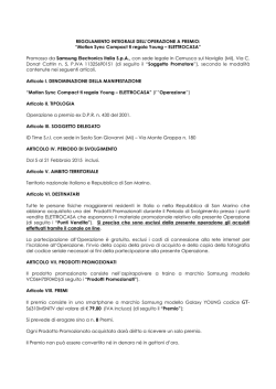 Scarica il regolamento