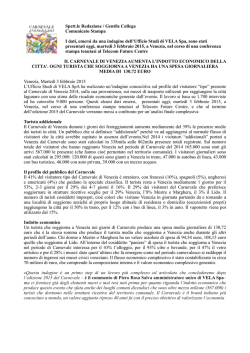 03/02/2015 Conferenza Stampa presentazione indotto Carnevale