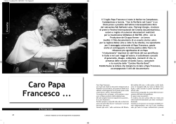 Caro Papa Francesco