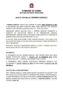 istruzioni per imu su terreni agricoli