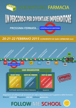 CONTROLLO DI GESTIONE - Laboratorio Farmacia