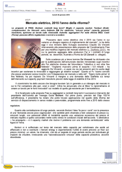 Governo e Autorit&agrave; lavorano sul mercato elettrico