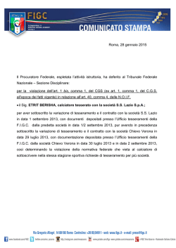 Deferimento Berisha