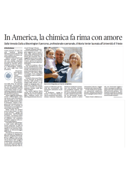 In America, la chimica fa rima con amore