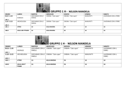 GRUPPO 1 H - NELSON MANDELA GRUPPO 1 H