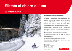 programma dettagliato - Guide trenino rosso del Bernina