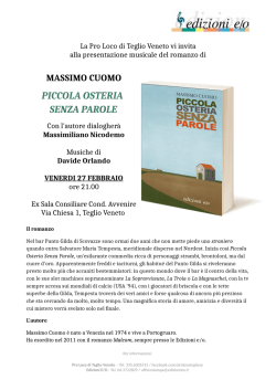 massimo cuomo piccola osteria senza parole