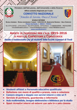 scarica la brochure del Convitto Nazionale Amedeo di Savoia