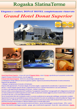 Grand Hotel Donat Superior si trova nel cuore di Rogaska Slatina
