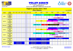 Vedi aggiornamento orari in vigore dal 01 Febbraio 2015