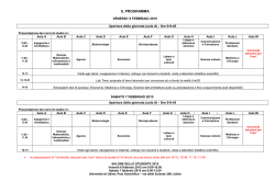 Il Programma 2015 - Università di Udine